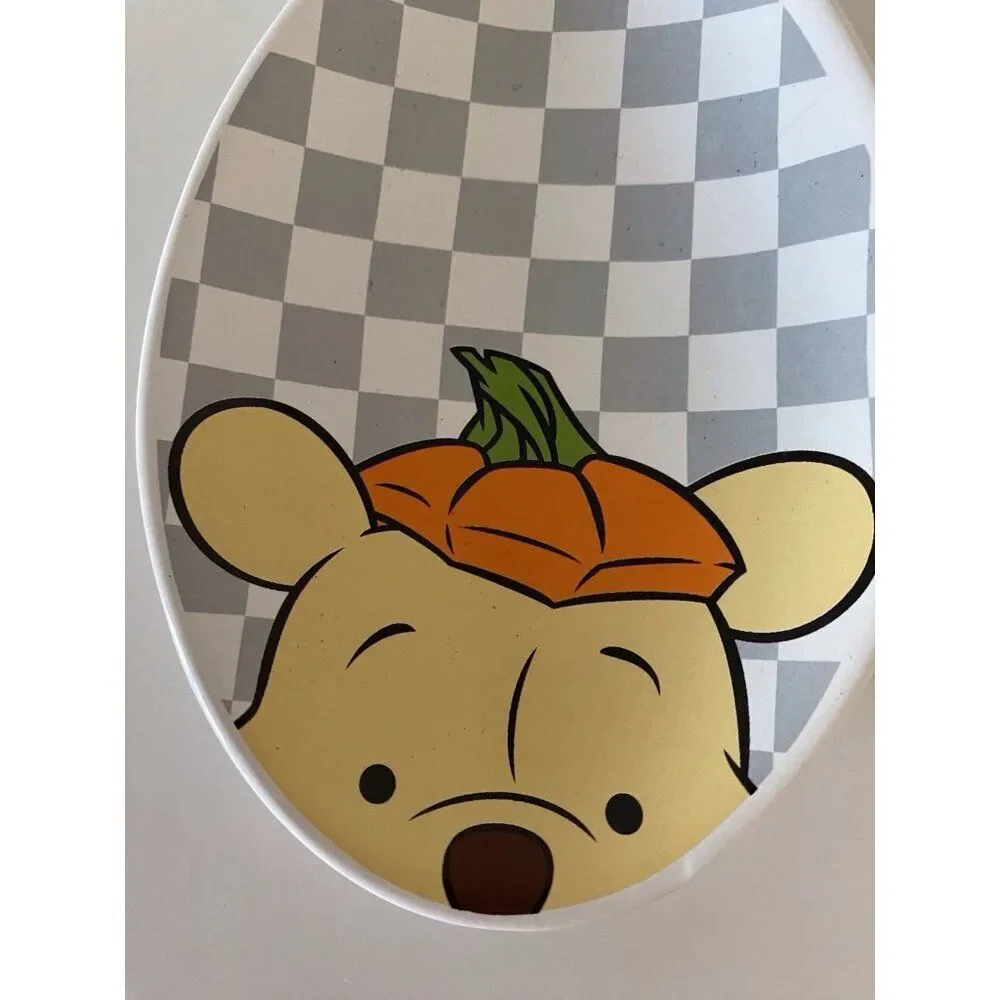 Disney Winnie The Pooh Pumpkin‎ Autumn Fall Thanksgiving Spoon Rest Ceramic NEW